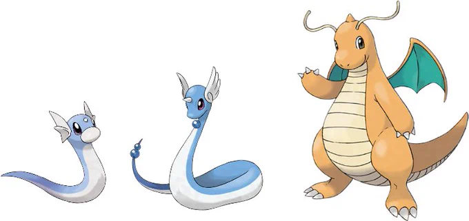 9. even though i LOVE deino and zweilous, as an overall line dratini still has me 