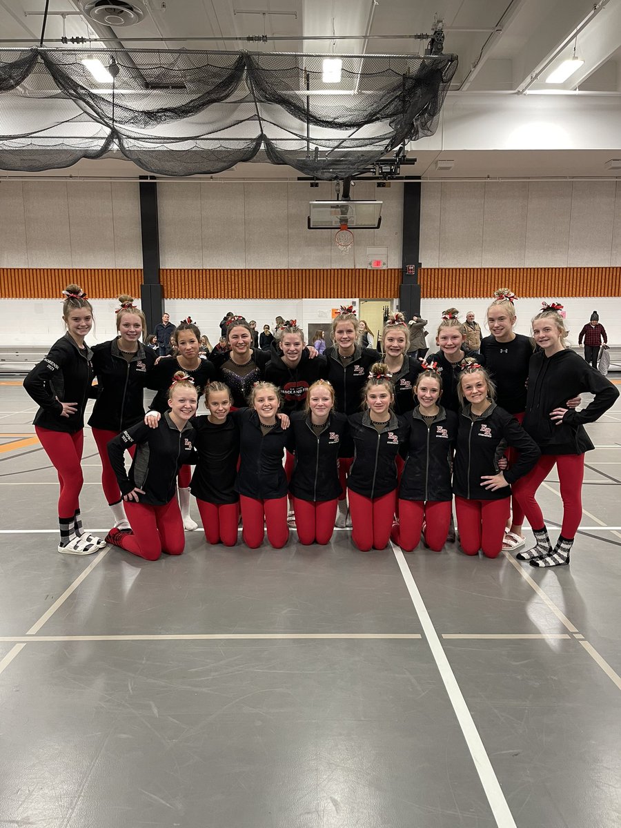 ERGymnastics's tweet photo. Your lady elks came to slay tonight. Varsity with a 141.5. A six point increase from their last meet. JV with a 128.65 with a three point increase from last meet. We are just getting started🔥❤️🖤 #riseup #onefamilyonefight @ISD728 @ERSuperfan @Elk_River_Elks https://t.co/FOD2ctyEPC