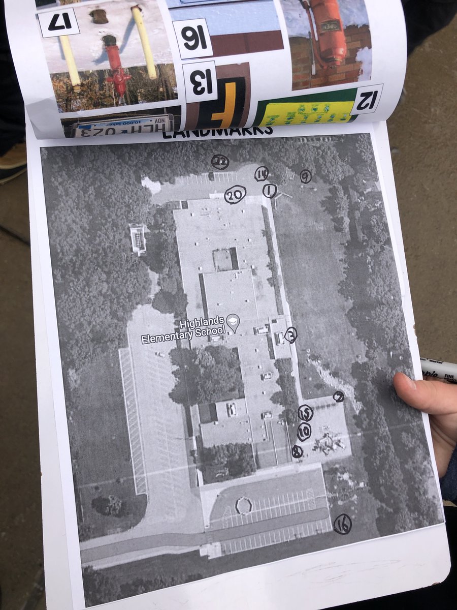 heyerlearning's tweet photo. #WildernessWednesday
Can you find the 22 #Landmarks around the school?  
Any landmarks better than others? #MappingSkills #CardinalDirections #AuthenticLearning #OutdoorLearning #CriticalThinking #Teamwork https://t.co/g5RN0IJwjh