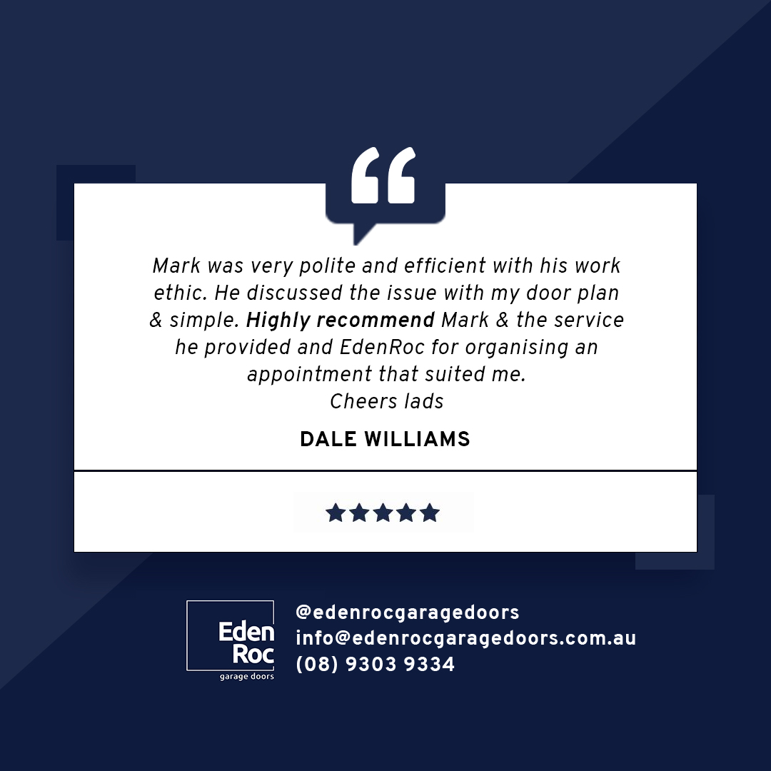 EdenRocGD's tweet photo. We are incredibly proud of the work we do love to hear from our customers when they have a great experience with us!

Here are some of the kind words shared by Dale in our regards:

#edenrocgaragedoors #garagedoorrepair #review #customerfeedback #testimonial https://t.co/U4rj3dbXtd
