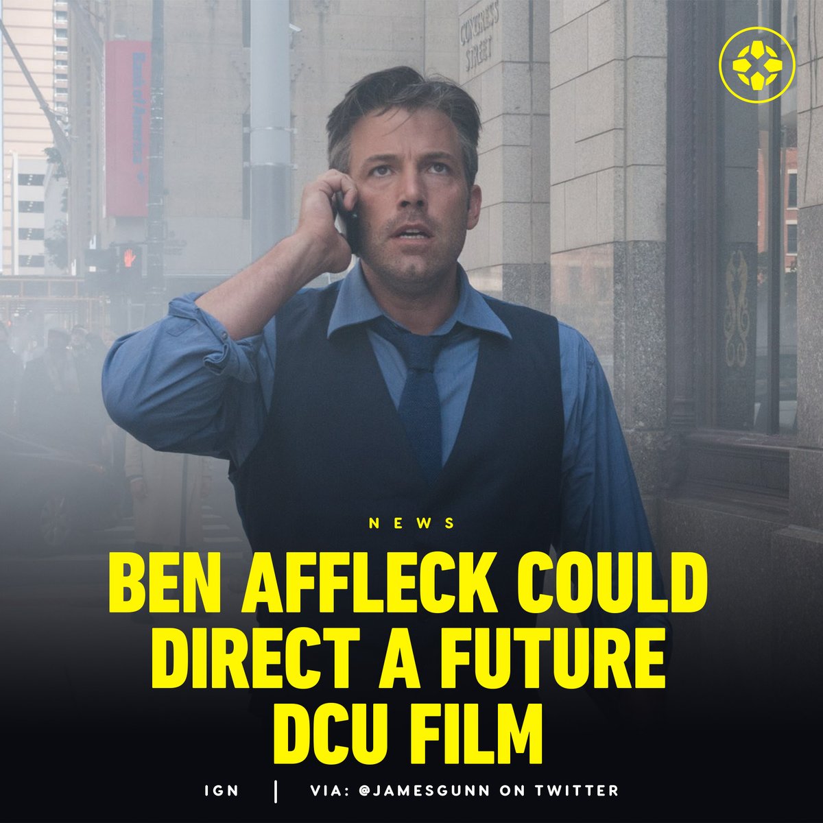 IGN on Twitter "Ben Affleck met with James Gunn earlier this week to