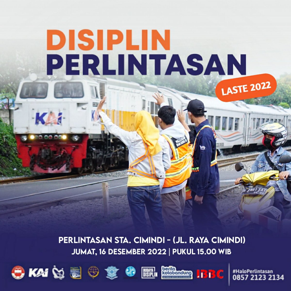 #DisiplinPerlintasan Laste di Tahun 2022

Kegiatan #DisiplinPerlintasan merupakan kegiatan edukasi di Perlintasan Sebidang dan Terbuka untuk siapapun!

<a href="/KAI121/">Kereta Api Indonesia</a> <a href="/dishub_jabar/">Dishub Jabar</a> <a href="/keretaapikita/">Kereta Api Kita</a> <a href="/mas_didiek/">Didiek Hartantyo</a>  <a href="/infobdg/">BANDUNG ᮘᮔ᮪ᮓᮥᮀ</a> <a href="/PRFMnews/">Radio PRFM</a> <a href="/infocimahico/">infocimahi.co</a>