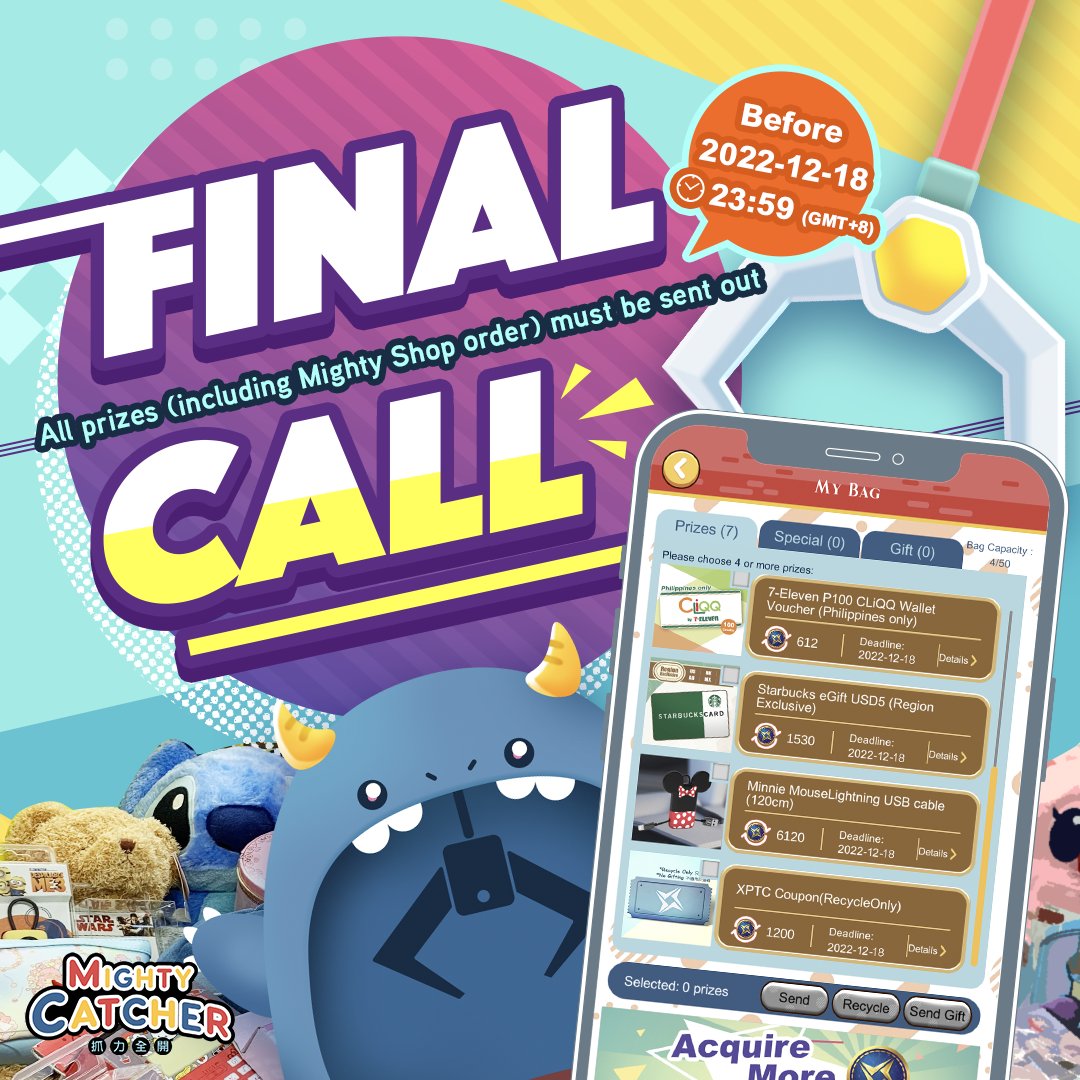 抓力全開 Mighty Catcher tweet media