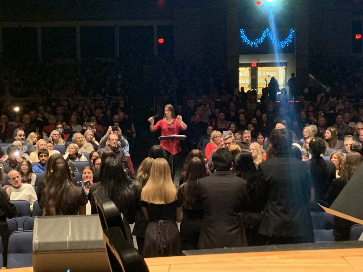 NASD712Director's tweet photo. 👏🏻🔵⚪️🦅🎶 Amazing Holiday Pops concert tonight‼️Over 30 different numbers from all over auditorium from Band, Chorus, Orchestra, &amp; Block of Rock‼️ Congrats to Mr. Hilborn, Mrs. Sabol, Mrs. Rocchi, &amp; Mr. Felix and their students on a wonderful concert‼️ Loved my seat on stage‼️ https://t.co/s96YcANOYd
