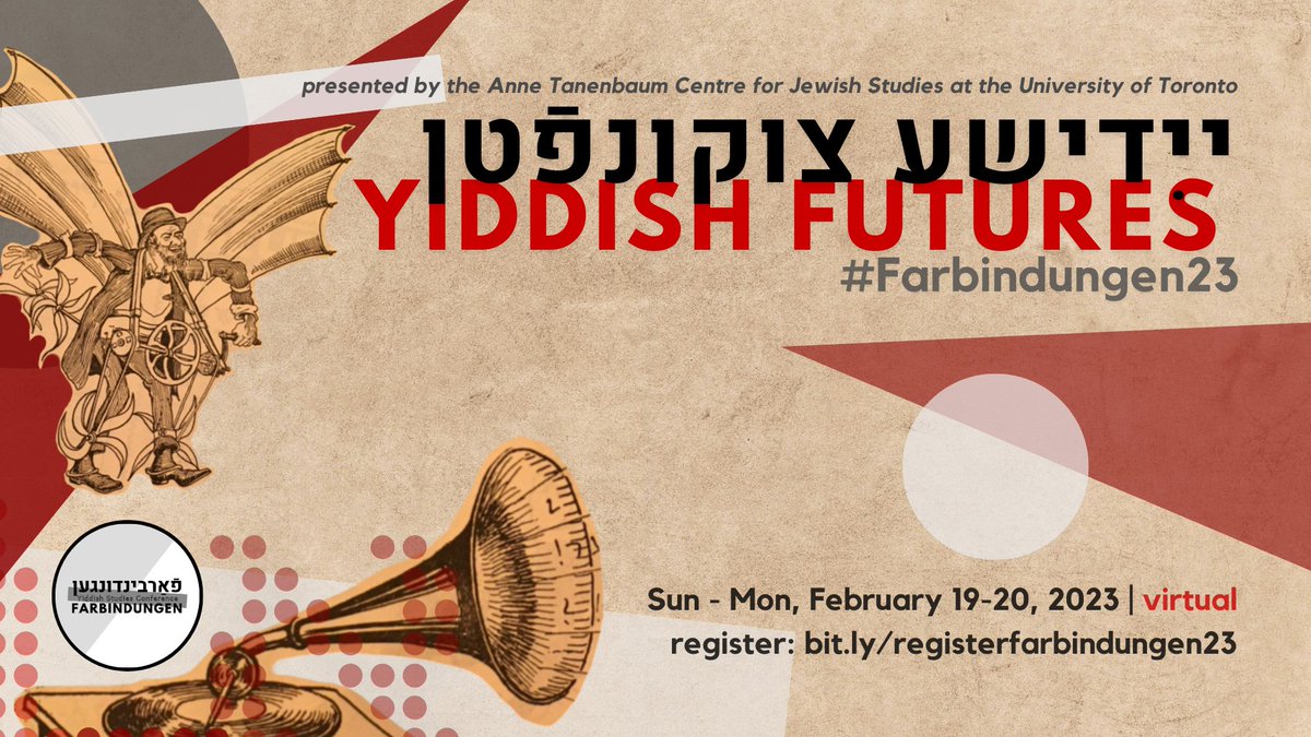 Farbindungen Yiddish Studies Conference tweet media