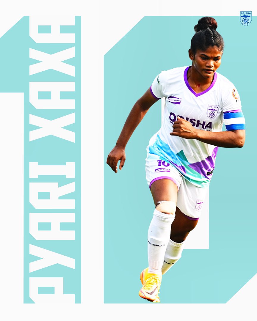 OdishaFCW's tweet photo. “7 goals for us, 3 goals for Pyari,
On we march to vic-to-ryyy!” 🎶
We have Pyari, Pyari Xaxa
I just don’t think you understand … 😎
#TheEasternDrakainas #OdishaFCwomen #OdishaFC #PyariXaxa https://t.co/2MjxGRV2EV