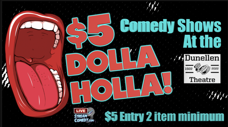 PromoteComedy's tweet photo. 5 Dolla Holla
Fri 20th Jan 2023 at 8pm
Dunellen Theatre #NewJersey #UScomedy
@livestreamcomdy
LINE-UP:
Acts TBC
🔥COMEDY TICKETS & INFO🎟
https://t.co/K2HiohYSsa
#JOKEPIT THE BEST⭐️⭐️⭐️⭐️⭐️INDEPENDENT COMEDY CLUBS NEAR YOU https://t.co/1DWrjsiDXb