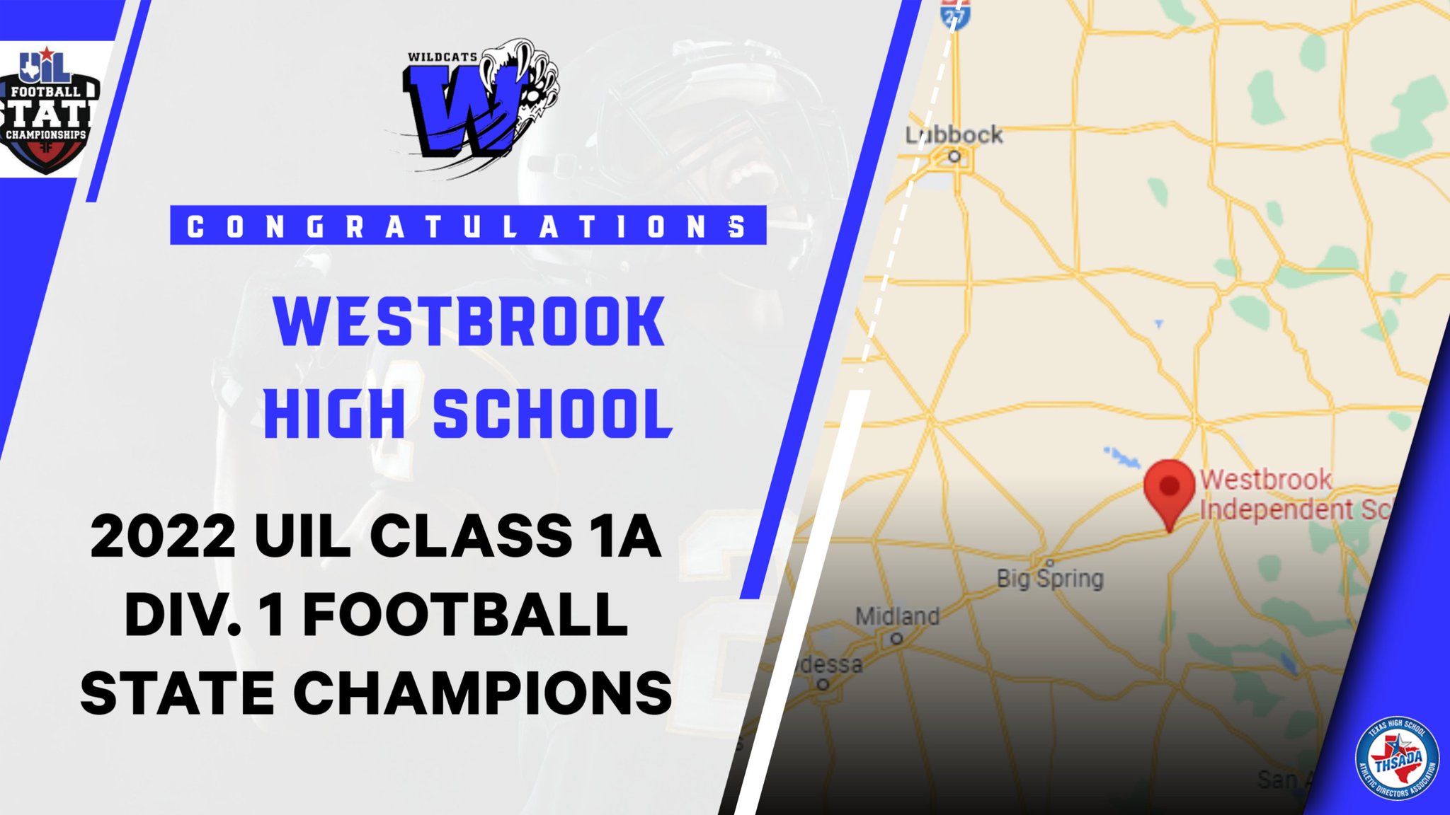THSADA on Twitter "Congratulations to Westbrook athletic director and