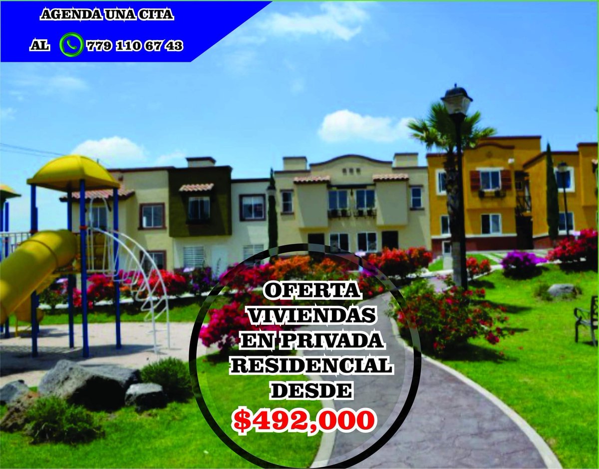 BreniackTech's tweet image. ❗𝗛𝗘𝗥𝗠𝗢𝗦𝗔𝗦 VIVIENDAS en Privada RESIDENCIAL
A 20 min de la caseta de Tepotzotlan desde 💲 492,000
𝘼𝘾𝙀𝙋𝙏𝘼𝙈𝙊𝙎 𝙄𝙉𝙁𝙊𝙉𝘼𝙑𝙄𝙏, 𝙁𝙊𝙑𝙄𝙎𝙎𝙎𝙏𝙀 𝙔/𝙊 𝘽𝘼𝙉𝘾𝘼𝙍𝙄𝙊❗
INF. 779 110 67 43
Te invito le des (Y) a mi pagina
facebook.com/profile.php?id…