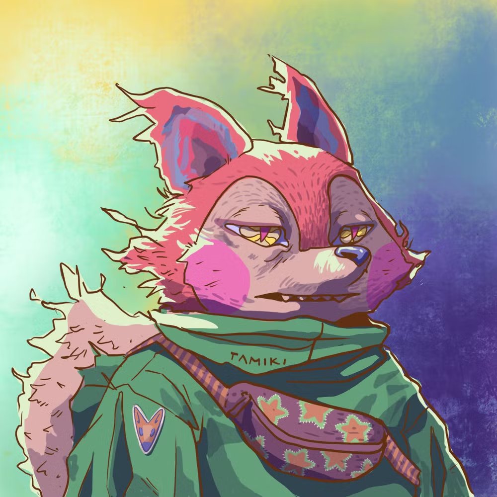 unjustmouse's tweet image. 4/ First 'True' 1/1

You might not know I was on an artist hunt months ago

For @merchants_gobi sadly we didn't go with her art

But I wanted some of her work also to support @OpportunitiesIO 

@HolaTamiki  bring out traits I never thought about

#bright #explorative #fun