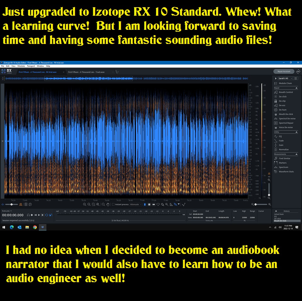 KiskoVo's tweet photo. Finishing up my training with the AMAZING Don Baarns for this audio software! Don is an absolute genius, plus so kind and friendly and unbelievably helpful.  I recommend him 1,000% #izotoperx10standard #donbaarns #donbaarnsismynewbff #redbaarnsaudio https://t.co/y20T4x7WIG