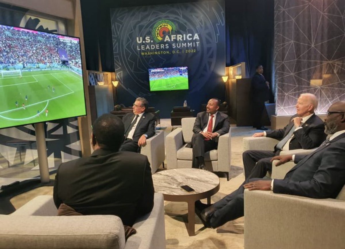 AbebeHailemar10's tweet photo. Inviting Abiy Ahmed, a dictator with gross human rights violations &amp; crimes against humanity to the US on Dec.13-15, 2022. is immoral and against all US democratic values. To watch the beautiful game with him is inhumane &amp; cruelty to to 120000 rape victims &amp; 6000000 souls @POTUS https://t.co/YWYK6HH6UG