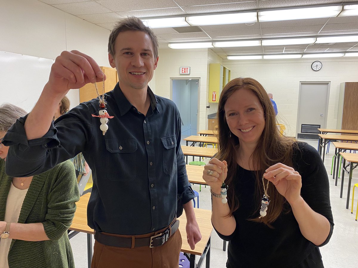 A really fun last staff meeting of 2022! Making ornaments, listing to holiday music, and laughing together!  <a href="/mrsbooz/">Alaska Teacher in Finland 🇫🇮</a> <a href="/kpbsd/">KPBSD</a> <a href="/AASSP_AK/">AASSP</a> <a href="/NASSP/">National Assoc. of Secondary School Principals</a>