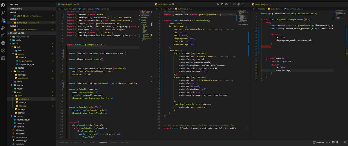 OrtgMarcelo's tweet photo. Día 219: #365daysofcode 

Con unos días ausente pero volvemos. Seguimos con el módulo de práctica de la JournalApp. Hoy por fin empecé a conocer Firebase y a utilizarlo para autentificar 🤓 https://t.co/oXlE8OQBf9