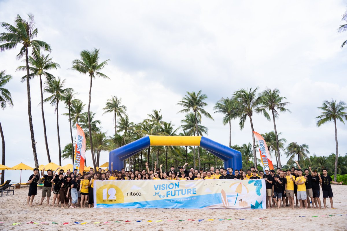 nitecocompany's tweet photo. Some of the photos from our recent trip to Phu Quoc to celebrate Niteco's 12th anniversary! Happy anniversary from everyone at Niteco! 🎉🎊🥂

#anniversary #PhuQuoc #Vietnam #fun #games #webdevelopment #digitalmarketing #webdesign #appreciationtime https://t.co/AaZUt2WLEf