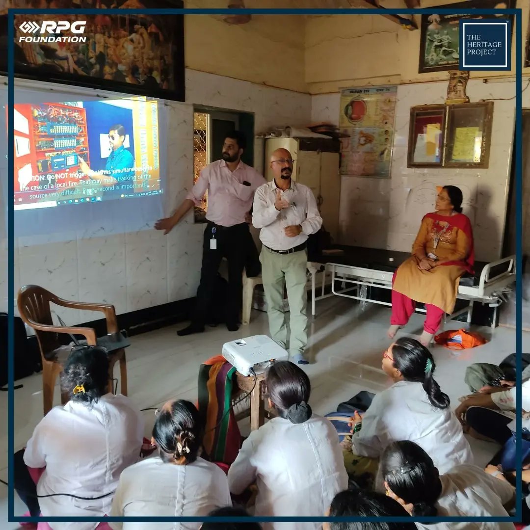 The employees of <a href="/CEATtyres/">CEAT TYRES</a> and <a href="/KEC_Intl/">KEC International</a> conducted a fire safety session for our Worli Koliwada General Duty Assistant- Nursing Candidates. The session included important discussions on prevention and extinguishing a fire along with demonstrations and practical solutions!