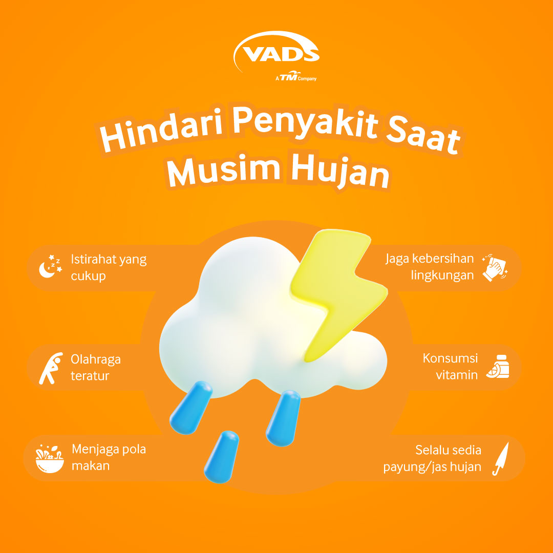 VADSID's tweet photo. Perubahan cuaca yang tidak menentu dapat membuat imun tubuh melemah. Simak tips untuk menjaga imun tubuh dan menghindari penyakit saat musim hujan!

#VADSIndonesia #MakeBusinessEasier https://t.co/jRDfywoAUk
