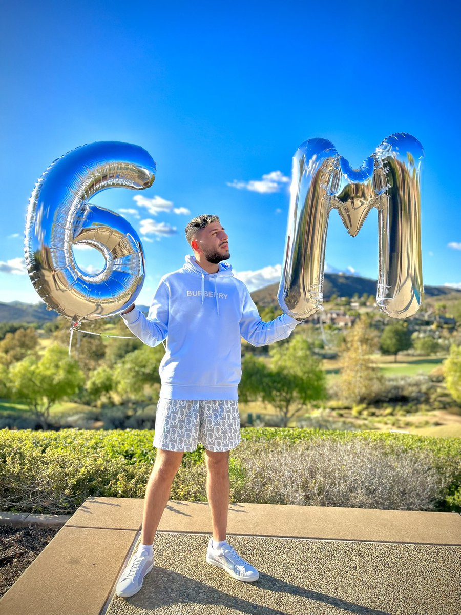brawadis's tweet photo. I know I’m always trolling on twitter but just wanted to take a second &amp; be serious to thank everybody from the bottom of my heart. ❤️ just hit 6 million YouTube subscribers and none of this would be possible without your guys support. That’s love fr. Thank you so much! https://t.co/YVXFmLlIDz