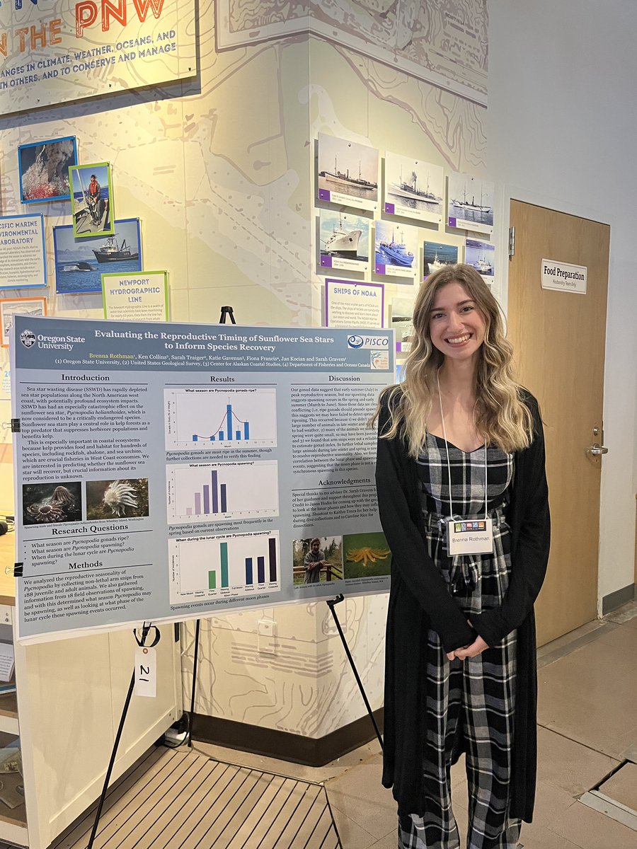 BrennaRothman's tweet photo. Things I did this term: 
Graduated 🎓🥳🥂
Attended a lecture and lab dressed as Pitbull 😎🌏
Presented my research on Pycnopodia ⭐️🌊
Spent time with people I love 🥰🫶
Thank you @OSUScience for the best 3(ish) years I could have possibly asked for!! https://t.co/vMuNlXwtD5