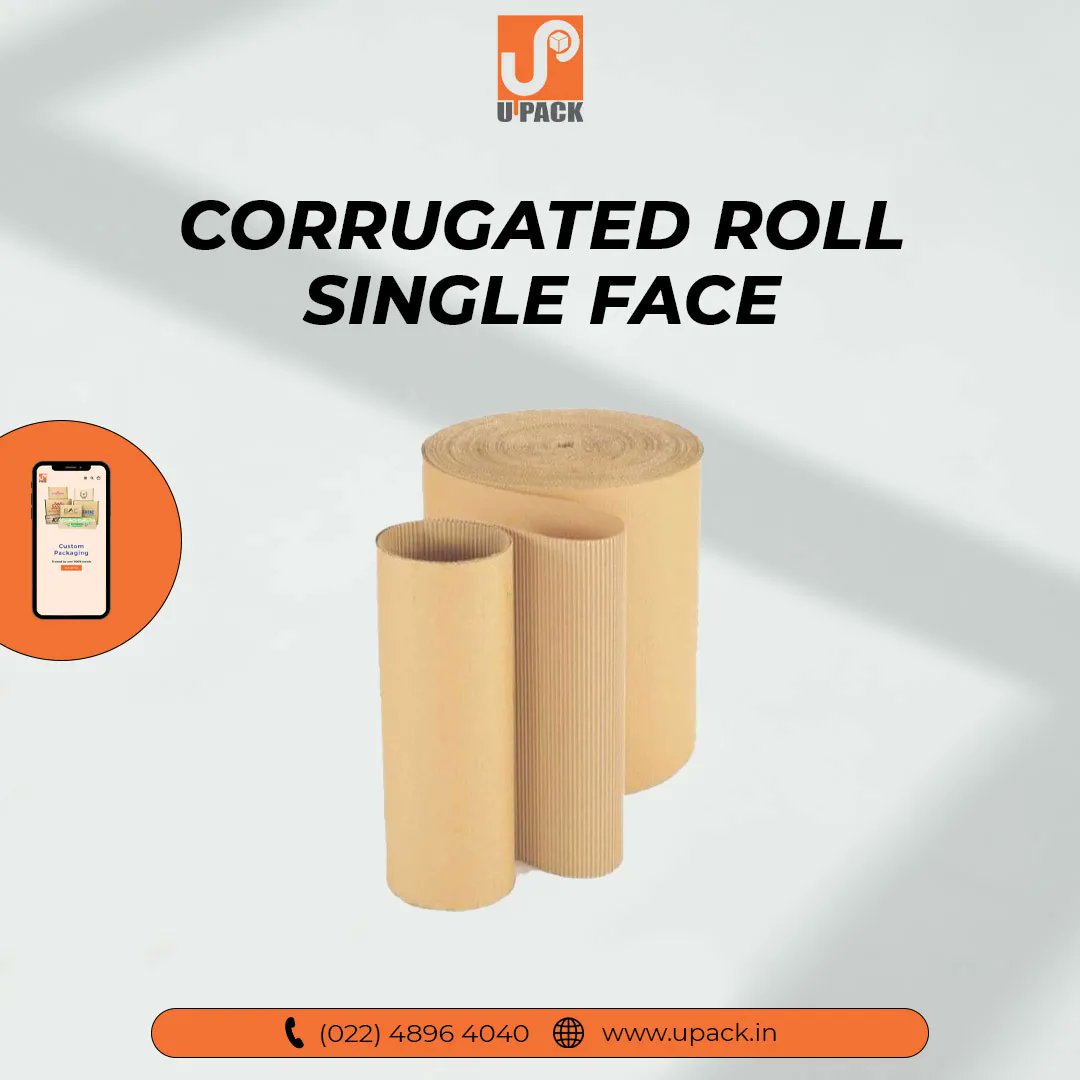 Upack_'s tweet image. Corrugated Roll Single Face 
✧ Easily adapts to all shapes
✧ For safe &amp;amp; damage free transit at economical cost 

Order now 🛒
Link in bio

#upack #recyclablebox #packaging #packagingdesign #branding #design #graphicdesign #box #printing #paperbag #packagingideas #giftbox