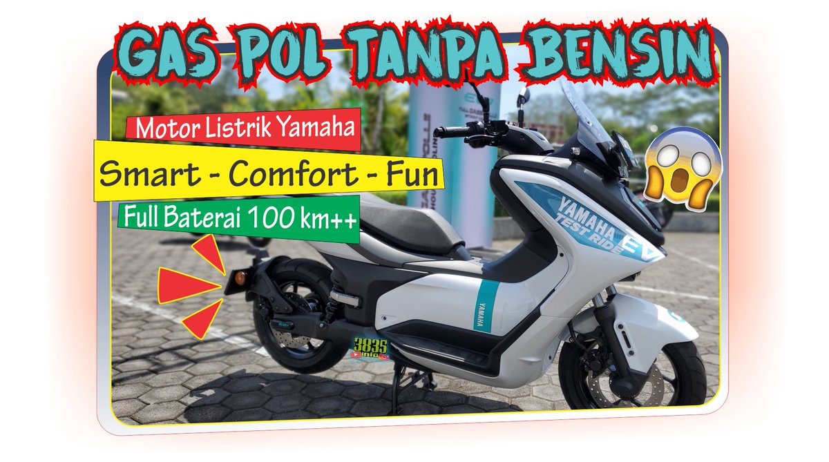 KeneketoDaily's tweet photo. BERKELAS ❗ MOTOR LISTRIK YAMAHA E01 REVIEW SINGKAT | 3835info https://t.co/0FgFtqUxxU lewat @YouTube @YouTubeCreators @KakakMade https://t.co/OgDcDmBIex