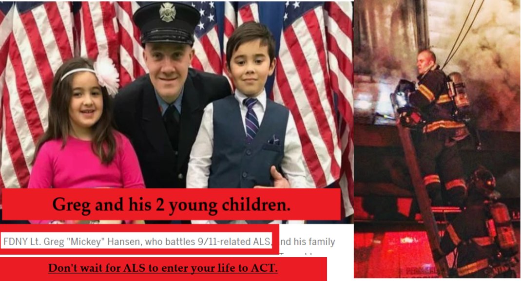 Firefighter Greg has ALS

ALS IS NOT RARE.  You/your loved one could be next

#Congress, tell <a href="/DrCaliff_FDA/">Dr. Robert M. Califf</a> the <a href="/FDACBER/">FDA Biologics</a> regulatory RIGIDITY for 100% FATAL #ALS MUST end.

Patients &amp; neurologists MUST be allowed due process &amp; scientific debate in an #AdComm hearing.  #NurownWorks