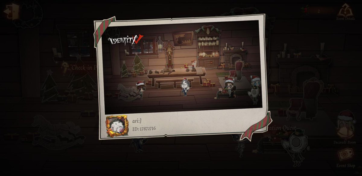 w0ahhey's tweet photo. I'm playing Identity V. Fancy a game? https://t.co/HPd6wsg4gO