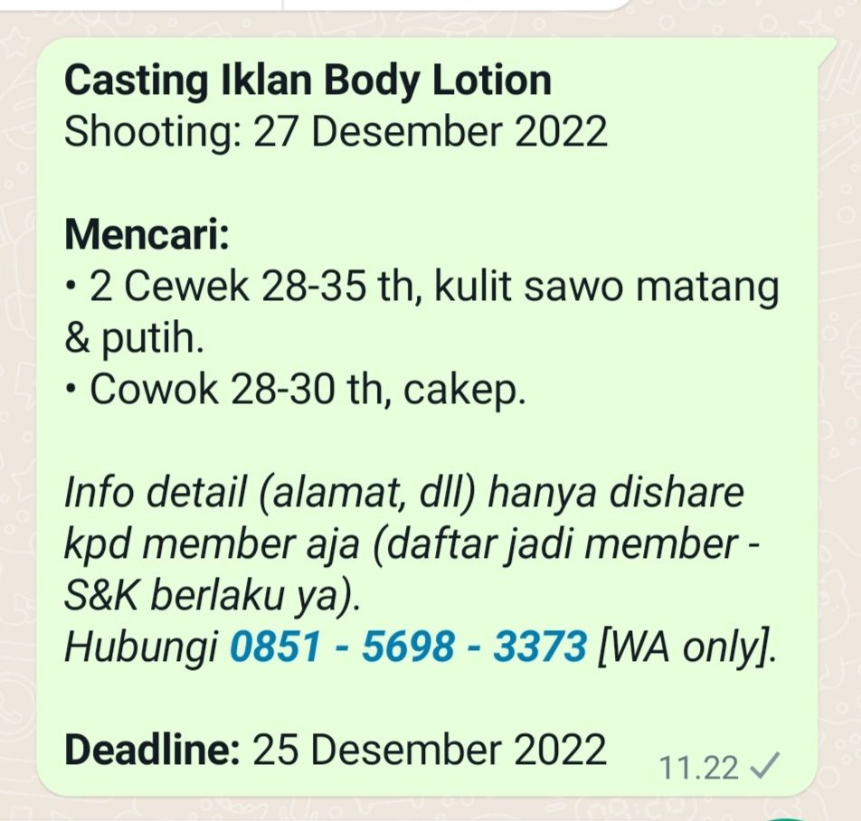 CastingId's tweet photo. #casting #infocasting #castingiklan #castingcowok #castingcewek #castingjakarta #castingindonesia #modelcowok #modelcewek #modeljakarta #talentcowok #talentcewek #talentjakarta #cowok #cewek #jakarta Kamis Black Adam Avatar 2 https://t.co/uhN2UwuPMq