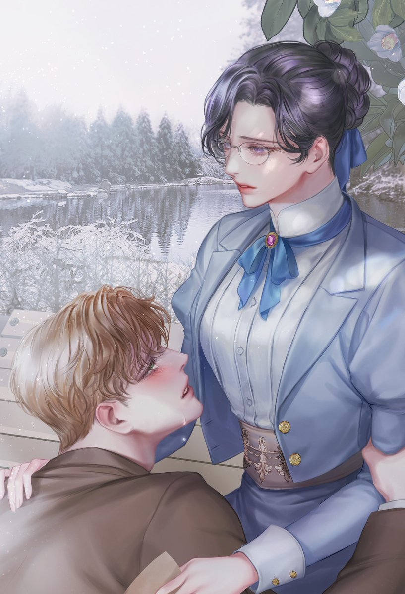 닷새datsae 작가님의 <첫사랑 수업> 표지 일러스트 작업했습니다!:)
순애 연하남주가 짝사랑하는 모습.. 너무 궁금하지 않으신가요..? 좋아하는 키워드라 사심 담아 작업했습니다..🤭💕
작품은 네이버시리즈, 하단 링크에서 감상가능합니다!
naver.me/xXDPC0oq
*화질이 아쉬워서 확대본도 살짝..