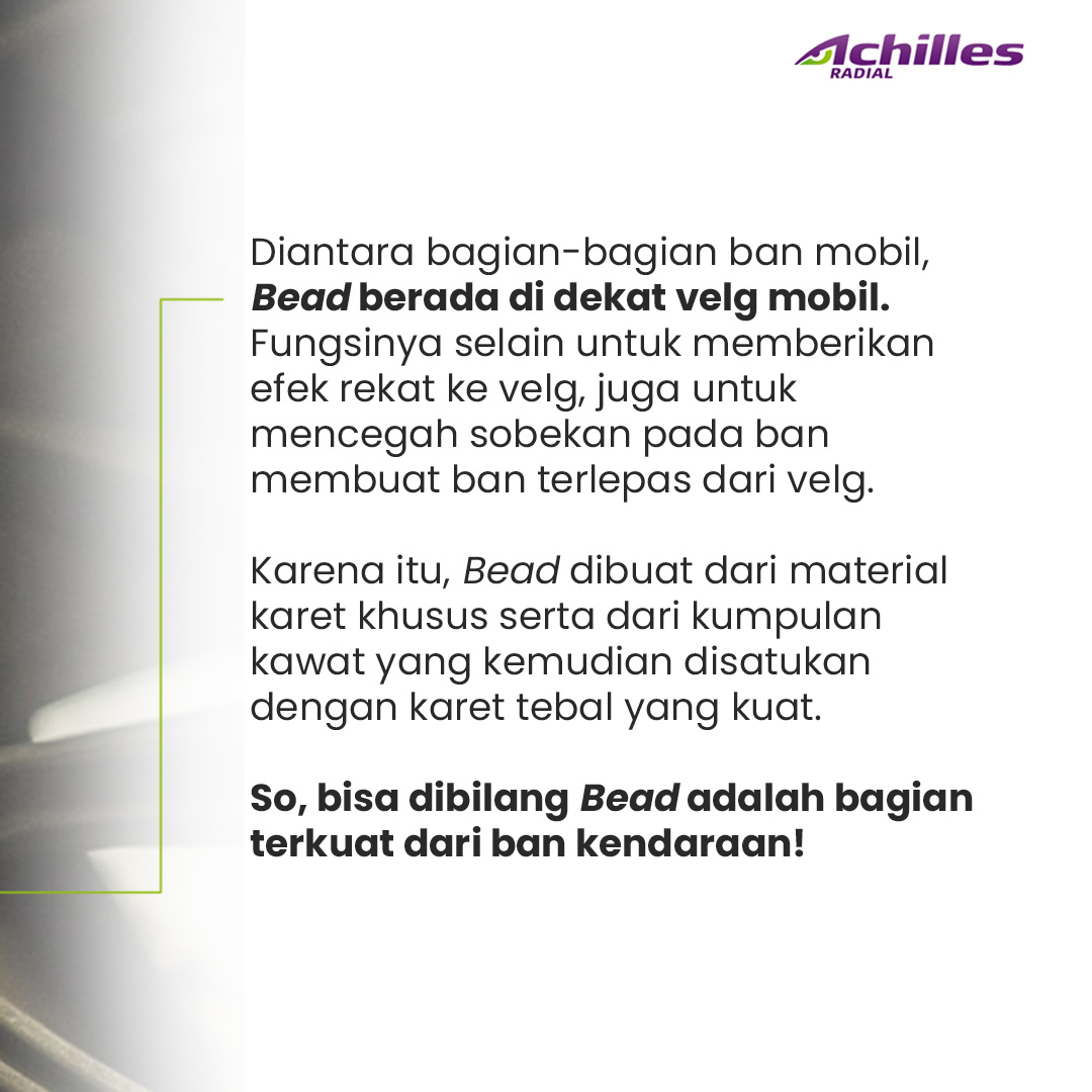 Sudah tahu belum bagian terkuat dari ban #AchillesFriends ?

#AchillesRadial
#TireYouCanTrust