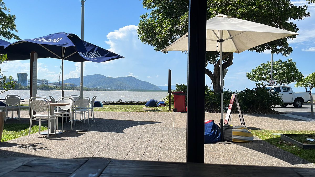 nicoadams's tweet image. Just another day “in the office” in Cairns waiting for a meeting to start. The sheer beauty of the tropics still takes my breath away….