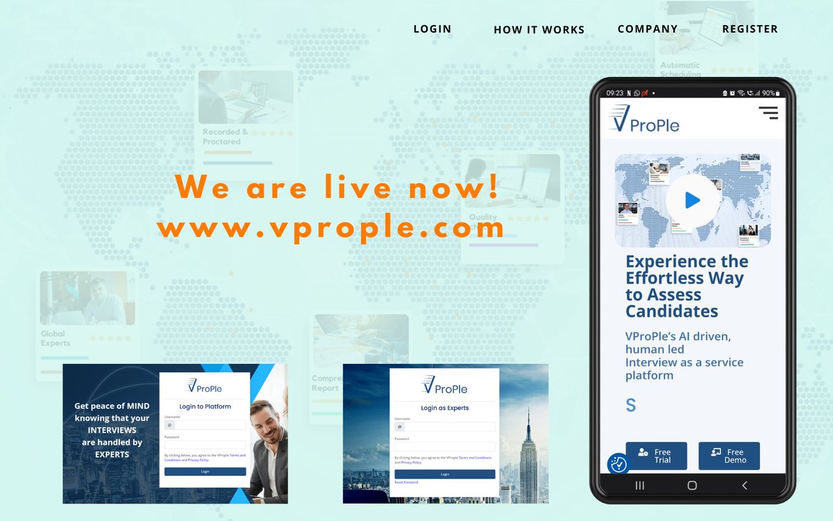 VProp1e's tweet image. Have you seen our new website :
vprople.com
It&apos;s easier to navigate and gives a snapshot of our process vprople.com/employer-partn…
Register:vprople.com/contact/
+91 80-49546547
#interviewasaservice #technicalinterviewasaservice #outsoucetechnicalinter