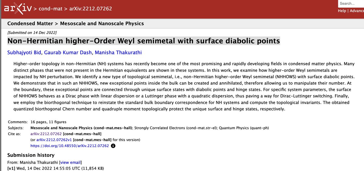 mthakurathi's tweet photo. Check out the preprint of my first research paper as PI from @iitdelhi  @arxiv, open to discussion and criticism.
https://t.co/8oPZP9WmWi 
#Physics #newresearch #AcademicTwitter #NewPI https://t.co/WKNEyCRSAF