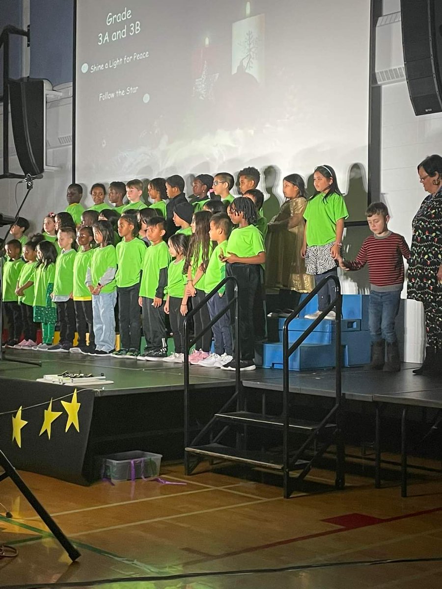 Our very talented students performed their Christmas concert last Thursday. The sounds of their beautiful voices singing, Orff instruments and handbells playing filled out school with joy.  It was amazing!