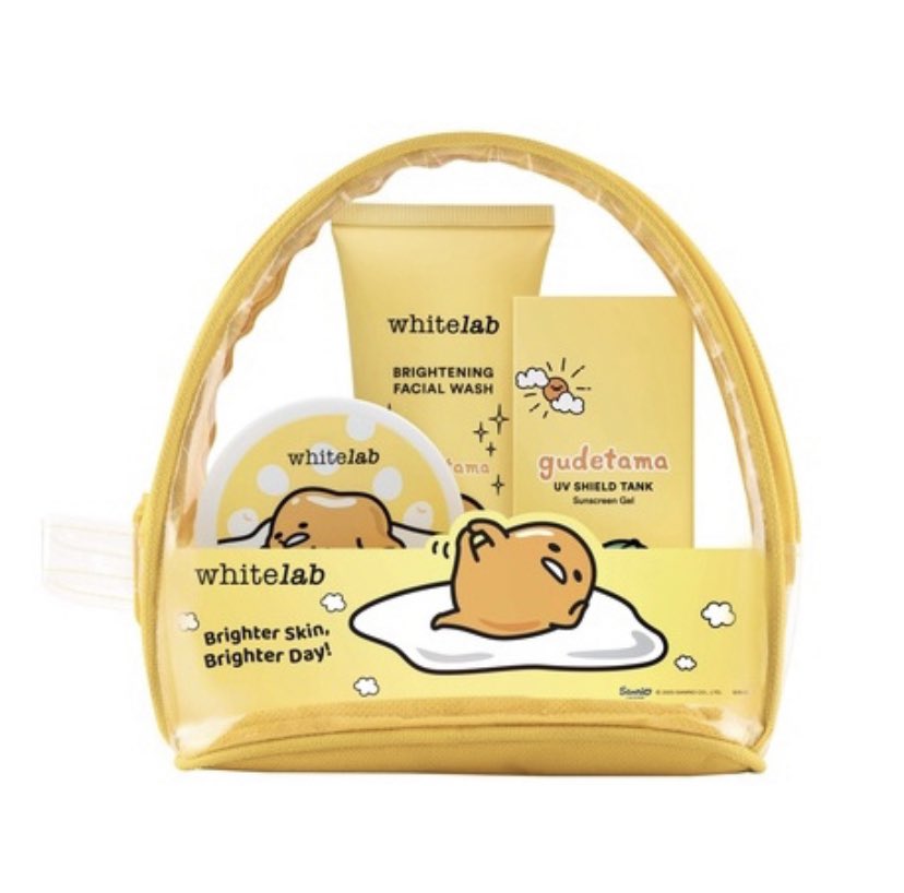 #GIVEAWAY TIME🥳

Menangkan bundle Whitelab Gudetama Edition untuk 2 orang🥰

Syarat:
- Follow <a href="/whitelab_id/">WHITELAB</a>
- 🔁 &amp; ❤️
- Sebutkan 3 produk Whitelab Gudetama Edition yang terbaru!
- Pakai hashtag #WhitelabSoEGGcited yaa!
- Harus aktif🥰

🗓 Pengumuman: 30 Dec 2022

Goodluck😉