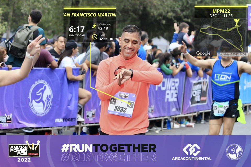 fcomtzhdz's tweet photo. Mi salida y llegada a la meta, como siempre, llegando caminado 🥇🚶🏻, ahora en @Maratonmty #MPM22 #RunTogether
Faltó la llegada matona en grupo con @Abelardof74 @THORTHEKING25 @ssanchez_12 @MMaridely @Pachirunner @nanchiteca , digo, todos veníamos bofeándo los últimos kms 😖 https://t.co/l334MQJs0k