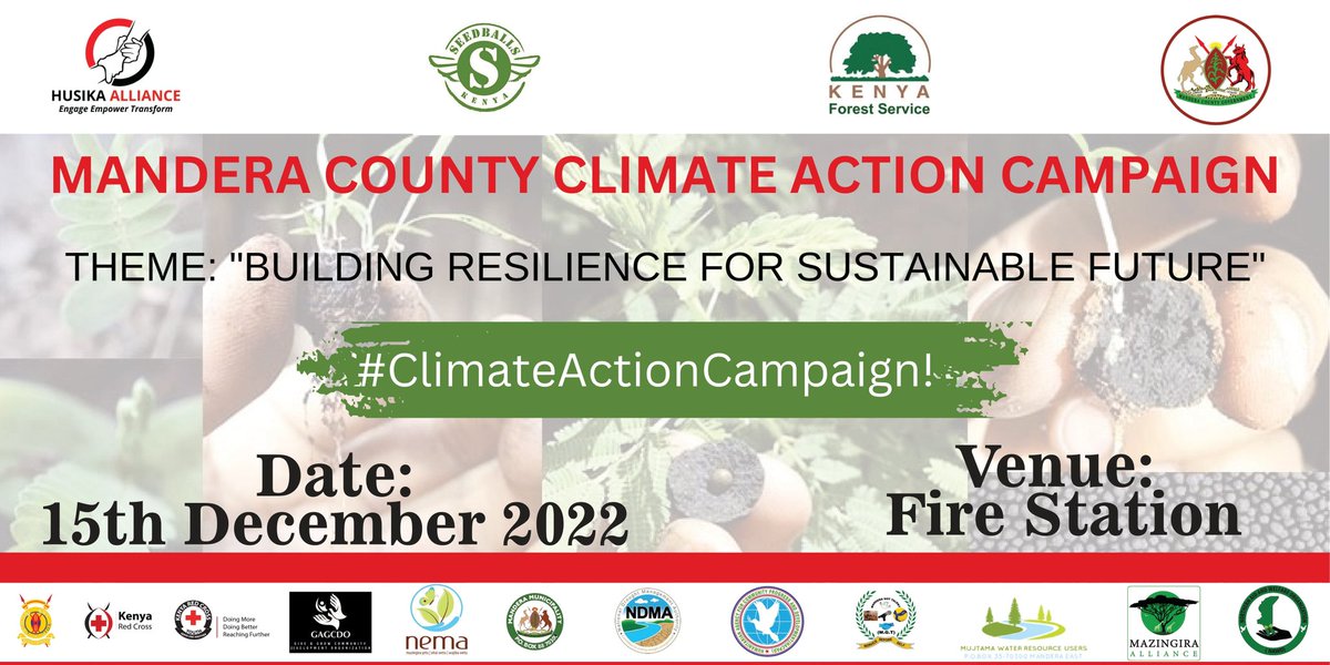 Husika_Alliance's tweet photo. In the face of the broad impacts of climate change, resilience efforts must be implemented.
Join us today from 8:00 am as we “BUILD RESILIENCE FOR A SUSTAINABLE FUTURE IN MANDERA COUNTY."
#climateactioncampaign
@Mandera_cgvt @KeForestService @cookswelljikos @PoliceKE @NemaKenya https://t.co/Vor0lhMbi9