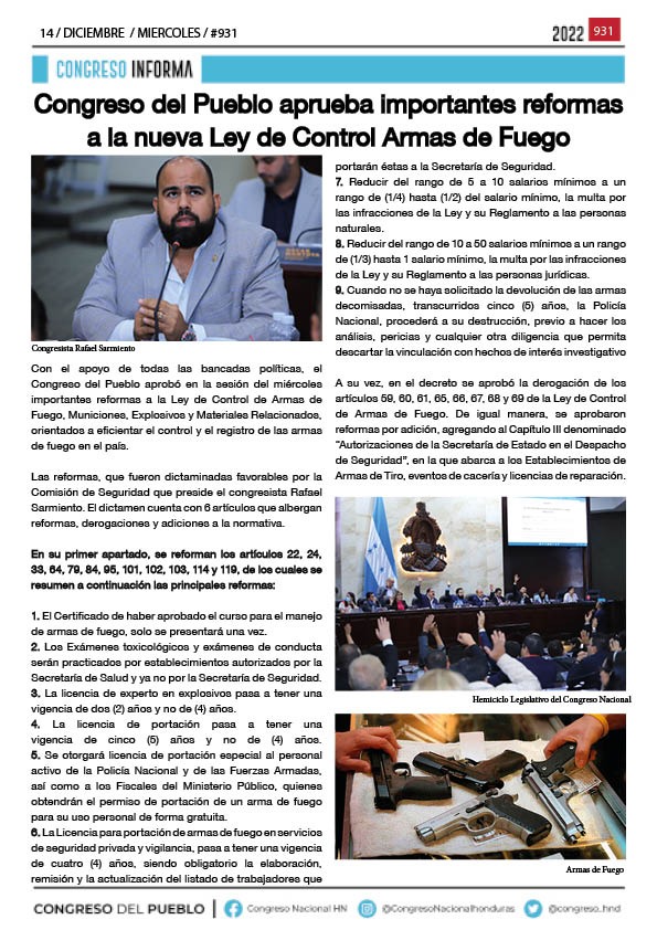 Prensa RM Honduras on Twitter "Con el apoyo de todas las bancadas