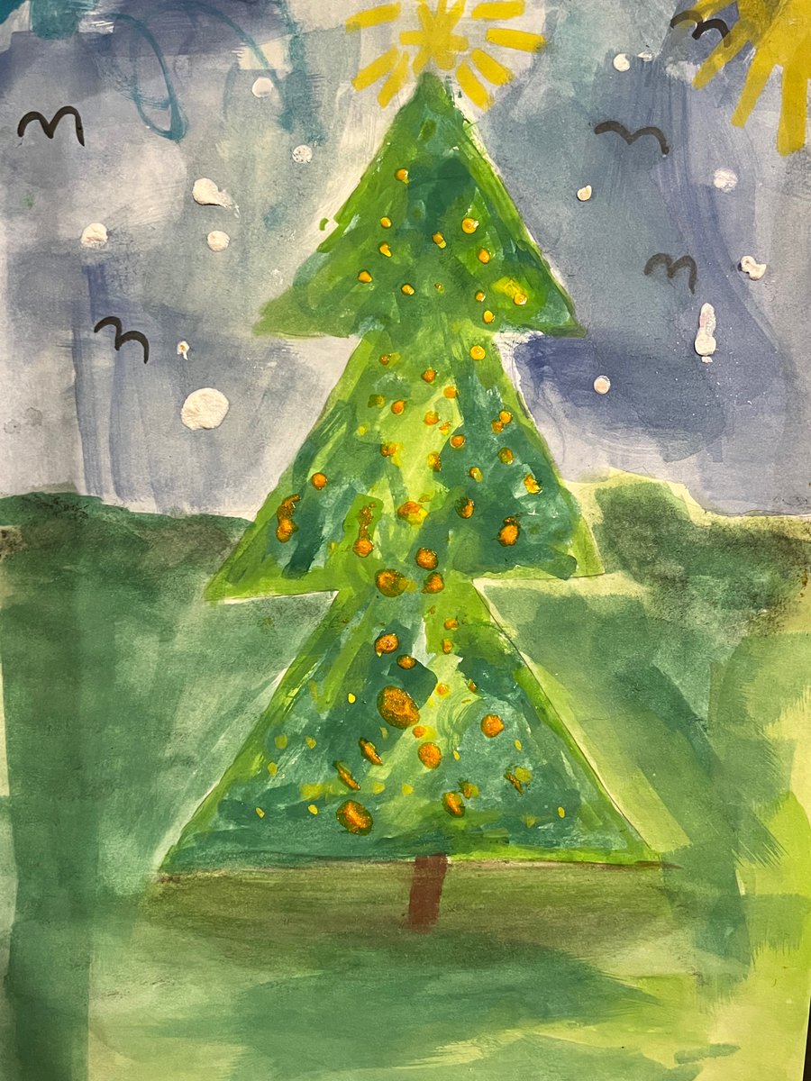 My 7 year old painted this randomly the other day. I’m likely a doting Dad, but I just love seeing my kids be able to make art. Not like “I have a task” art but the “it just felt right” kind of art. And the older I get, the more stuff like this is worth more than everything else.