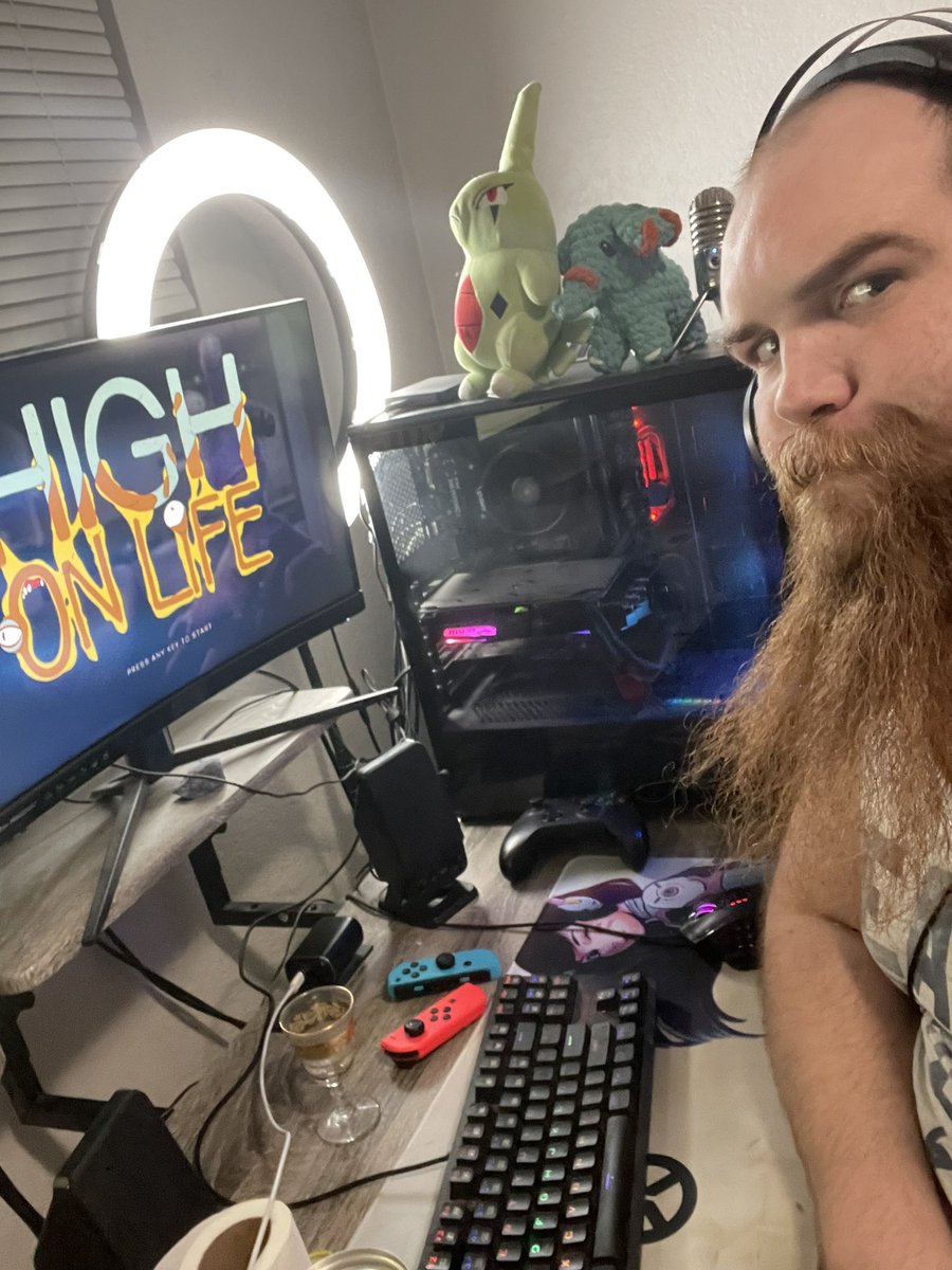 AmeizingDva's tweet photo. Time to start a new single player game!! High on life time!! Let’s get schwifty!! https://t.co/cL4GeKHh7J #highonlifegame #twitch #live @RegimentGG https://t.co/3sH7TA1Vmf