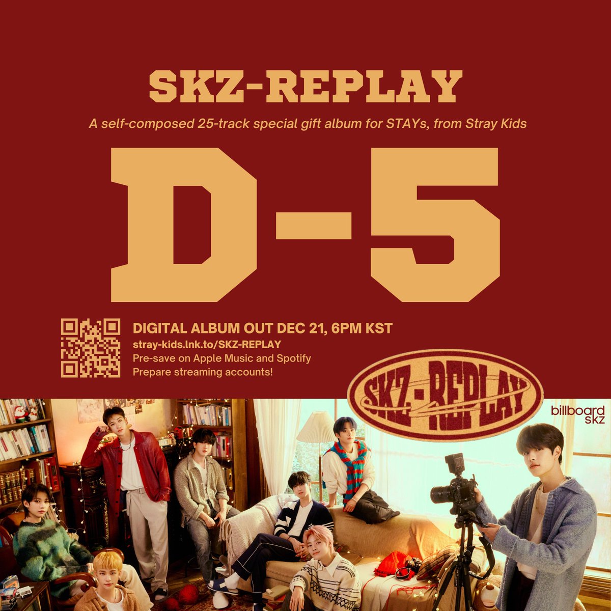 📼 SKZ-REPLAY D-5 📼 Release on 2022.12.21 WED 6PM (KST) | 4AM