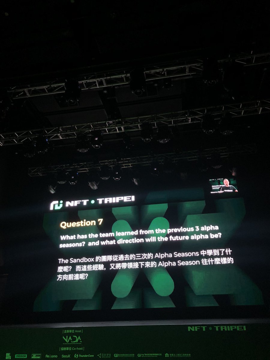 erichwong's tweet photo. GM! We are at #NFTTaipei2022 Conference

Come say hi if you happen to be here👋🏼

#TheSandbox #Metaverse #NFT #Web3 https://t.co/uKY6H8aZlP