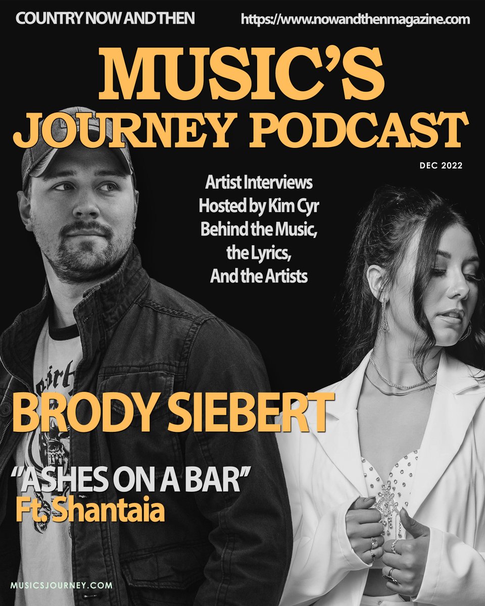 NOW & THEN Magazine (@nowandthenmagaz) on Twitter photo <a href="/NOWandTHENMagaz/">NOW & THEN Magazine</a> presents <a href="/MusicsJourney/">MusicsJourneyPodcast</a> #interview #191 w/ Country Artist <a href="/BrodySiebert/">Brody Siebert</a> hosted by #radiohostKimCyr Great interview you don't want to miss! Check it out at musicsjourney.com or click below <a href="/jasonblaine/">JASON BLAINE</a> musicsjourney.com/1084946/118762… <a href="/NOWandTHENMagaz/">NOW & THEN Magazine</a> presents <a href="/MusicsJourney/">MusicsJourneyPodcast</a> #interview #191 w/ Country Artist <a href="/BrodySiebert/">Brody Siebert</a> hosted by #radiohostKimCyr Great interview you don't want to miss! Check it out at musicsjourney.com or click below <a href="/jasonblaine/">JASON BLAINE</a> musicsjourney.com/1084946/118762…
