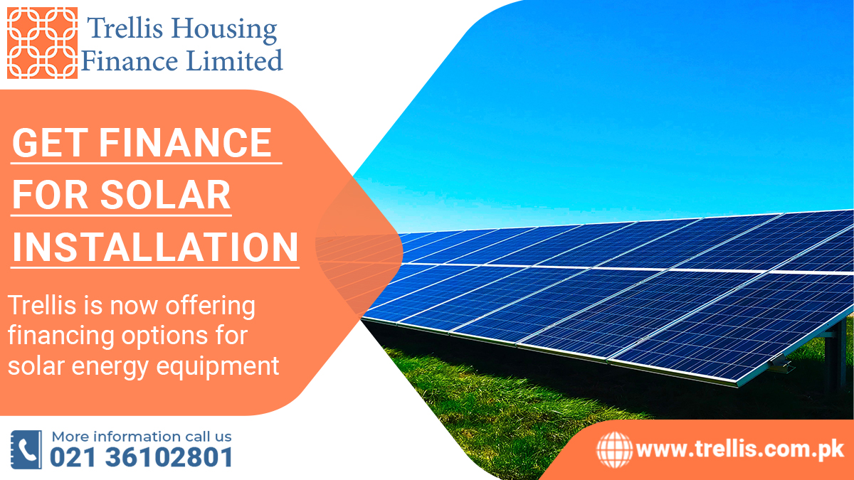 THFL is now offering finance for purchase and installation of solar energy equipment. Call us today!
#GharHo #THFL #homebuying #homebuyers #homefinance #houseloans #homeloanfinance #housingfinance #homemortgage #apnaghar #solarenergy #solarpower  #Karachi #Lahore #Multan