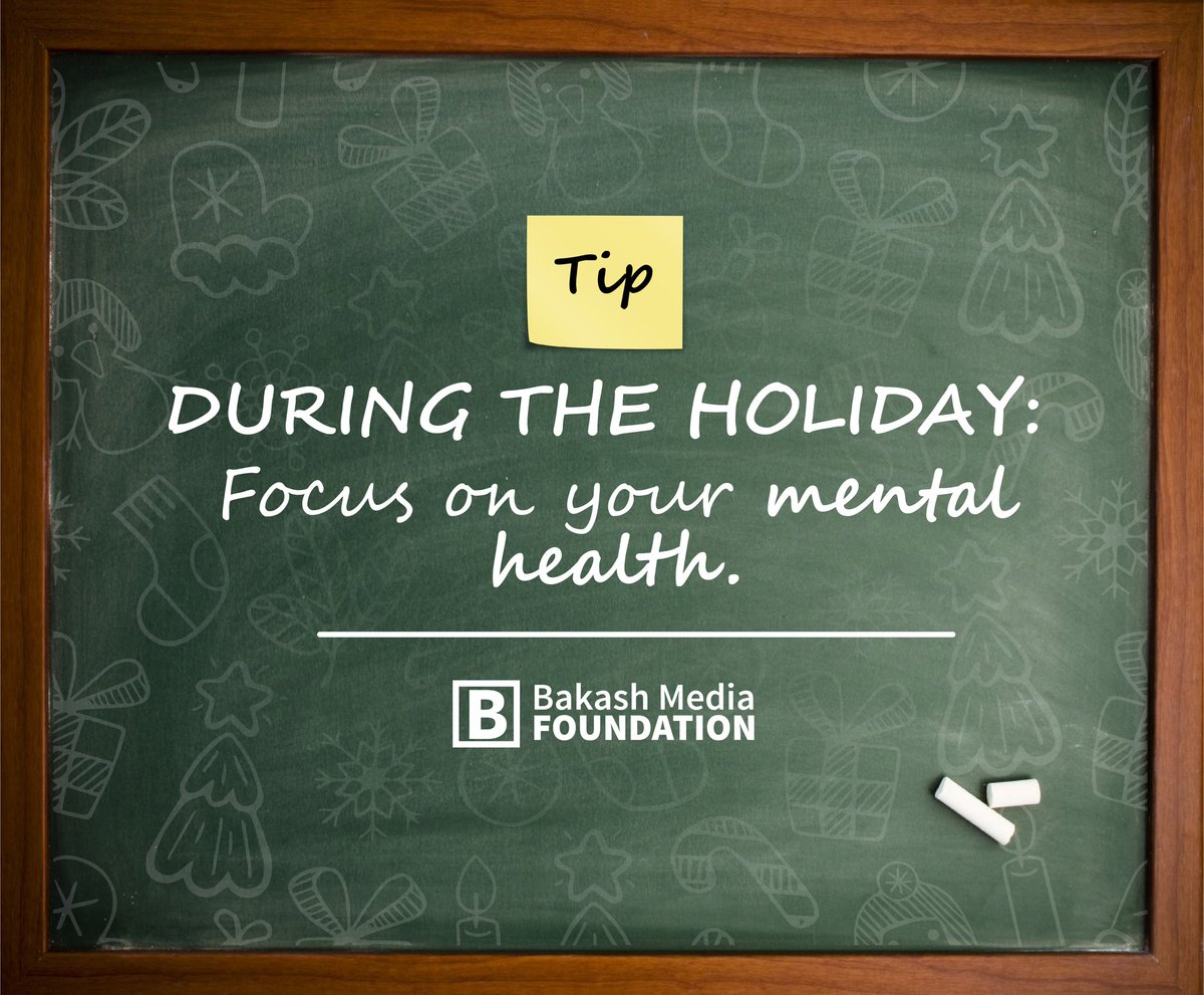 TIP💡
Frequently checking in with yourself daily to see if you’re feeling okay might do wonders for you, this festive season.

Feelings of anxiety and depression are very common among people these days and the holiday is a good time to consider seeking out help.
#Tellingthestory