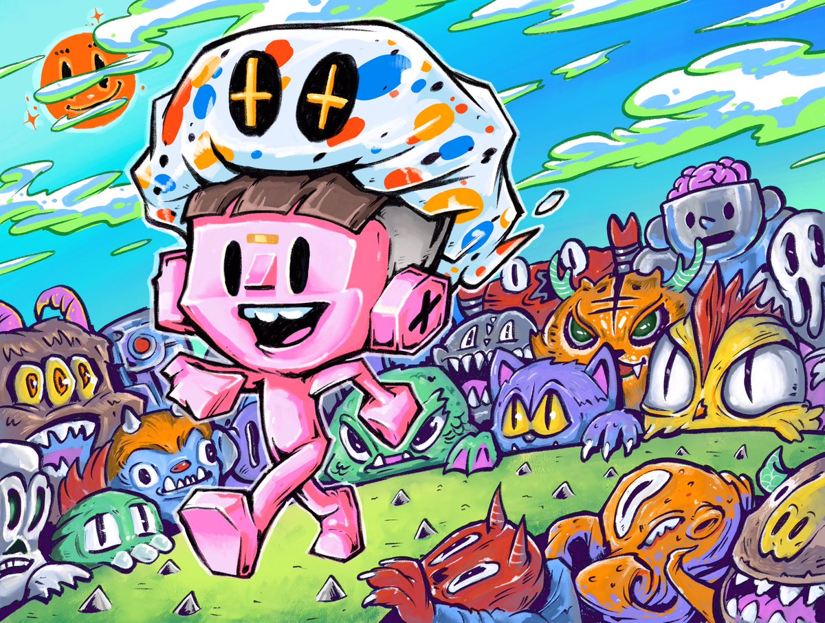 ☁️On My Way🌈
      When your walk on own way, It is so hard and lonely. But no one can copy or stop you.

🖼1:1 reverse 0.2 eth FND
foundation.app/@villainmazk/t…