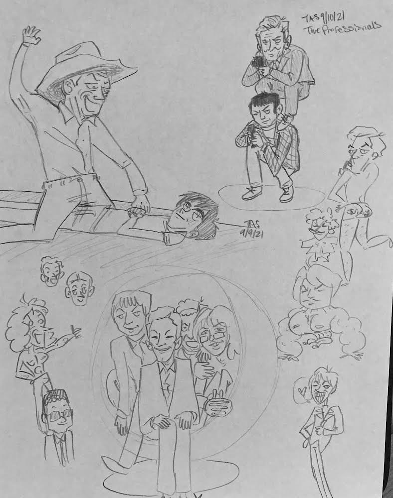 Old drawing #SteveMcQueen #Rodeo #LewisCollins #GordonJackson #TheProfessionals #BonScott #ACDC #RoyOrbison #MackGray #GeorgeRaft #JamesDonald #DeanMartin #CoryWells #ThreeDogNight #JamesCoburn #CharlesBronson #JohnCassavetes #Juicy #PeterFalk #Columbo