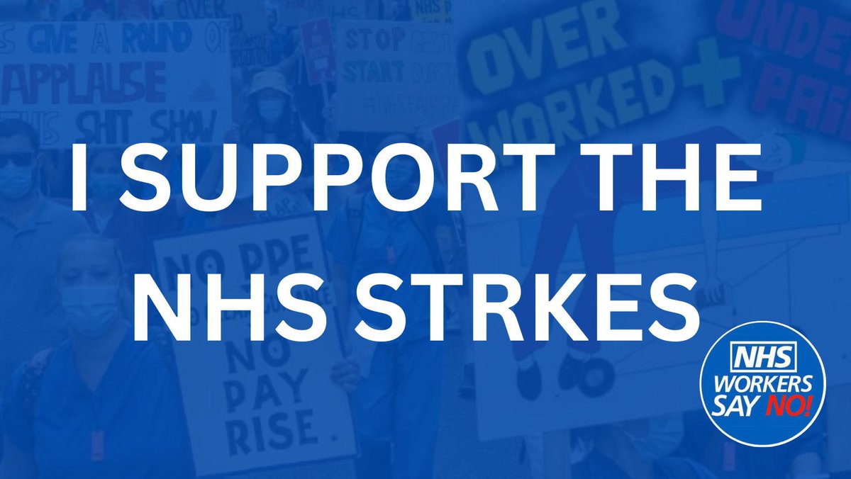 Today, over 100,000 Nursing Staff will be on picket lines fighting for our profession, our safety, to protect our patients, and to fight for the future of our NHS! Our fight is your fight. If you stand with us - Please RT 💙