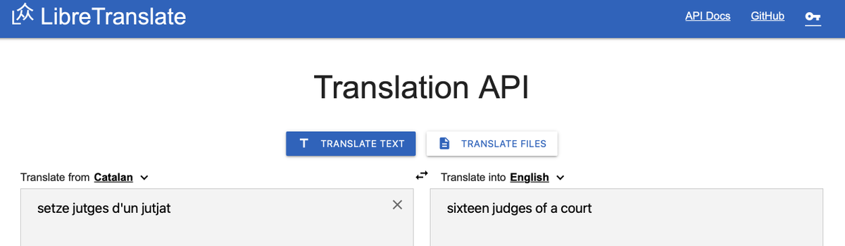 bgtanet's tweet image. RT @spla@mastodont.cat
Ep! #LibreTranslate ja té el #català!

Gràcies a la feina excel·lent de softcatala, LibreTranslate ja incorpora els parells Català - Anglès i Anglès - Català.
mastodont.cat/@spla/10951371…