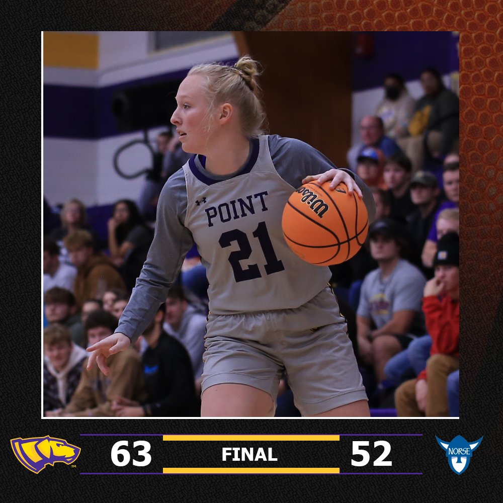 UWSPAthletics's tweet photo. Emily Mortenson put up her 1st career double-figures game as @UWSPWBB earned the win in Iowa! #Pointers https://t.co/Z37oJ9byax